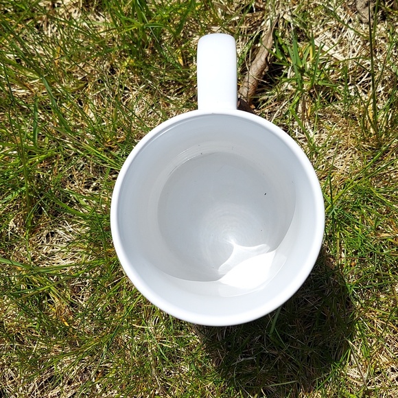 Shark Mug Don't Tell Me To Smile white gray pink coffee cup - Picture 3 of 4